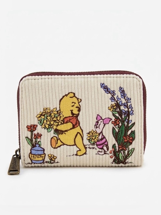 Loungefly Handbags - New Loungefly Disney Winnie the Pooh Gardening Corduroy Accordion Wallet